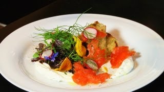 Salmon Gravlax with Creme Fraiche [upl. by Rutherfurd857]