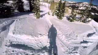 GoPro Line of the Winter Robert Aseltine  Brighton Utah 042816  Snow [upl. by Oca]