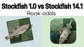 Stockfish 1 vs Stockfish 141  Is 14 years enough for rook odds [upl. by Assenav967]