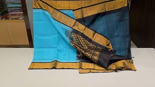 Mild Blue Silk Cotton Saree SS4428 bluesaree silkcottonsarees handloom weightlesssarees sarees [upl. by Dressler587]