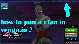 How to join a clan in vengeio [upl. by Fraya]