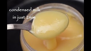 Condensed Milk in just 2min  Two ways to prepare condensed milk Instant Condernsed milk in kannada [upl. by Eneryt]