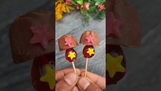 Chocolate candy amp jelly candy with star lollipop shotrs ytshorts [upl. by Sissie731]