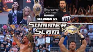 Se acabo el día del juicio pero Roman volvió  Resumen SummerSlam Cleveland [upl. by Gurl700]