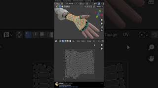 Blender Tips  Quick fishnet gloves By iltaen🔥 [upl. by Eniagrom913]