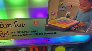 FisherPrice Sensory Bright Light Station Interactive Activity Table for Sensory Play Toy Review [upl. by Atteniuq]