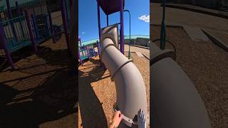 bella ciao playground parkour slide climbing pov [upl. by Ahseyk524]