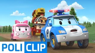 What Who is hanging  Robocar Poli Rescue Clips [upl. by Dyanna]