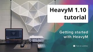 HeavyM 110 Tutorial  How to get started  Projection mapping tutorial [upl. by Kimbra]