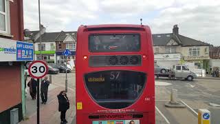 LONDON BUS ROUTE 333 UPPER DECK VIEW [upl. by Doy]