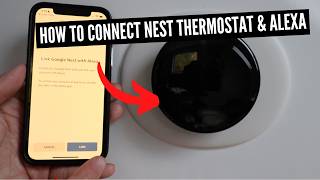 How To Connect Nest Thermostat 4th Gen To Alexa [upl. by Ateuqahs]