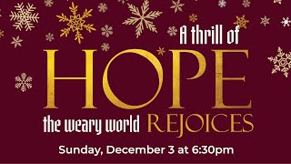 A Thrill of Hope Christmas Program 12323  Rumney Baptist Church Rumney NH [upl. by Drue]