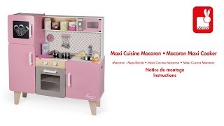 Maxi Cuisine Macaron  Janod  Notice de montage [upl. by Erual]