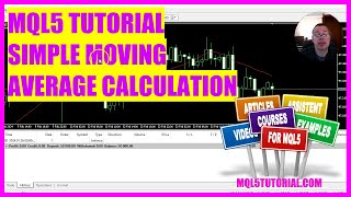 MQL5 Tutorial  Simple Moving Average Calculation in 5 minutes [upl. by Madalena976]