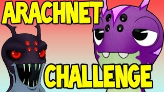 WEB CHALLENGE with MEGAMORPH ARACHNET  Slugterra  Bajoterra Slug it Out [upl. by Bertold]