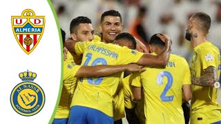 Almeria vs Al Nassr  Extended Highlights amp All Goals 2024 HD [upl. by Mahda]