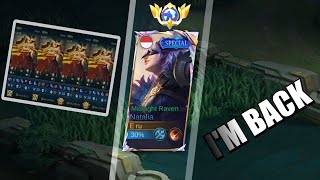 S16 Top Global Natalia Is Back Full Gameplay Rotation  Build MLBB [upl. by Aicatan]