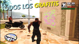 ¡Todos los Grafitis GTA SAN ANDREAS [upl. by Neyu]