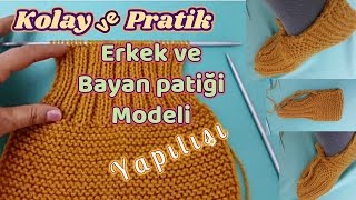 Kolay ve Pratik Bay  Bayan Patik Modeli │ Baştan Sona Yapılışı Anlatımlı [upl. by Laufer]