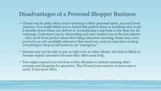 Ideas for Personal Shopper and Errand Service Businesses [upl. by Luana]