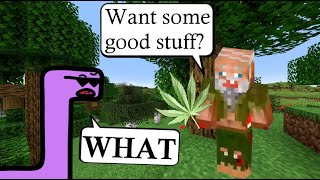 This Homeless Man Tried To Sell Us Drugs In Minecraft [upl. by Heisser]