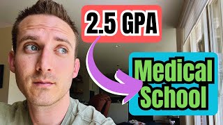 PREMED with Low GPA  How To Still Get Into Medical School  INTERNATIONAL STUDENTS [upl. by Wachtel160]