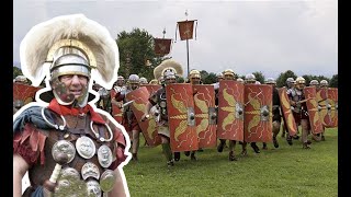 Epic Roman Legionary Attack  Historical Reenactment Event  rome total war in real life [upl. by Eiroj467]