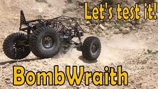 AXIAL BOMBERWRAITH  quotTHE BombWraithquot  testing out the weaknesses [upl. by Nerrawed103]