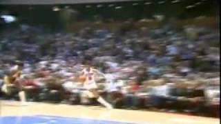 1983 Lakers  76ers  Dr J Famous Cradle Dunk Magic 20 assists [upl. by Annoled]