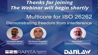 Multicore for ISO26262  Demonstrating freedom from interference webinar [upl. by Adiazteb]