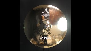 Zildjian 21quot A Custom 20th Anniversary Medium Thin Ride  2478g [upl. by Suedama]