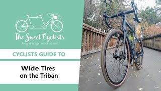 How wide of a tire can you fit on a Decathlon Triban bike We try 700x35 700x38 and 700x40 tires [upl. by Dduj440]