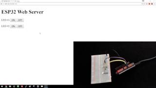 ESP32 Web Server  Arduino IDE Demo [upl. by Aivun]