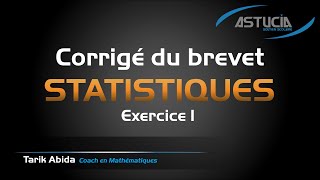 Statistiques 3ème Sujet brevet [upl. by Ahsineb]