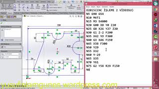 Swansoft CNC Simülatörü ve G Kodu Yazma Videosu 2 [upl. by Llertnahs741]