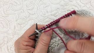 Twined Knitting The Purl Stitch [upl. by Ahrat]