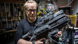 Adam Savage Geeks Out Over Weta Workshop Props from Spectral [upl. by Hauhsoj]