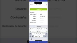 Configurar app zoiper en IOS Iphone [upl. by Aeuhsoj]