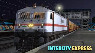 Intercity Express Train Journey In Indian Railways  Train Simulator Classic Pc Gameplay  FHD [upl. by Chrisman557]