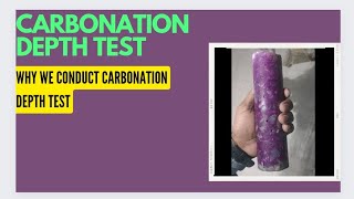 Carbonation depth test to assess durability and long term performance of concrete [upl. by Booker734]