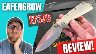 Eafengrow EF335 Review  Unboxing amp Overview Of This Affordable EDC Knife [upl. by Ecnesse]