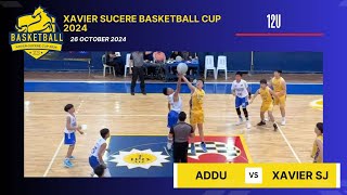 XAVIER SUCERE BASKETBALL CUP  ATENEO DE DAVAO VS XAVIER SJ 12U 10 26 24 [upl. by Thora]