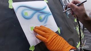 How to airbrush ghost flames and reverse ghost flames [upl. by Airamesor314]