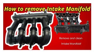 Intake Manifold Removal  Intake Manifold Cleaning  Honda City IDSi [upl. by Nna472]