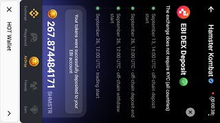 EBI Update 😭 How To Check EBI Hamster Balance And Withdraw Tokens In EBI Acccount [upl. by Festatus]