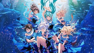 【Morfonica】『深海少女』Shinkai Shoujo Off Vocal【Project Diva PV】 [upl. by Ardnikat723]