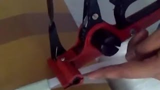 Nylon packing strip Crimping tool  Manual Strapping [upl. by Us]