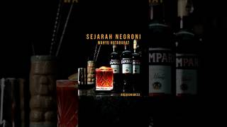 Negroni Week Sejarah Cocktail Negroni Wahyu Hutabarat  Head Bartender Lucy in the Sky SCBD [upl. by Wyn]