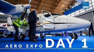 AERO EXPO DAY 1 WITH TECNAM AIRCRAFT [upl. by Naitsirc]