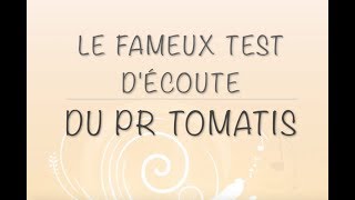 Découvrir le test découte de Tomatis mp4 [upl. by Odanref]